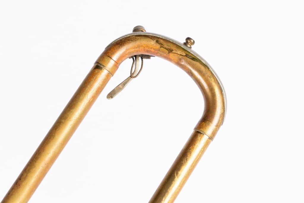 VINTAGE F. E. OLDS & SON BRASS TROMBONE - 6