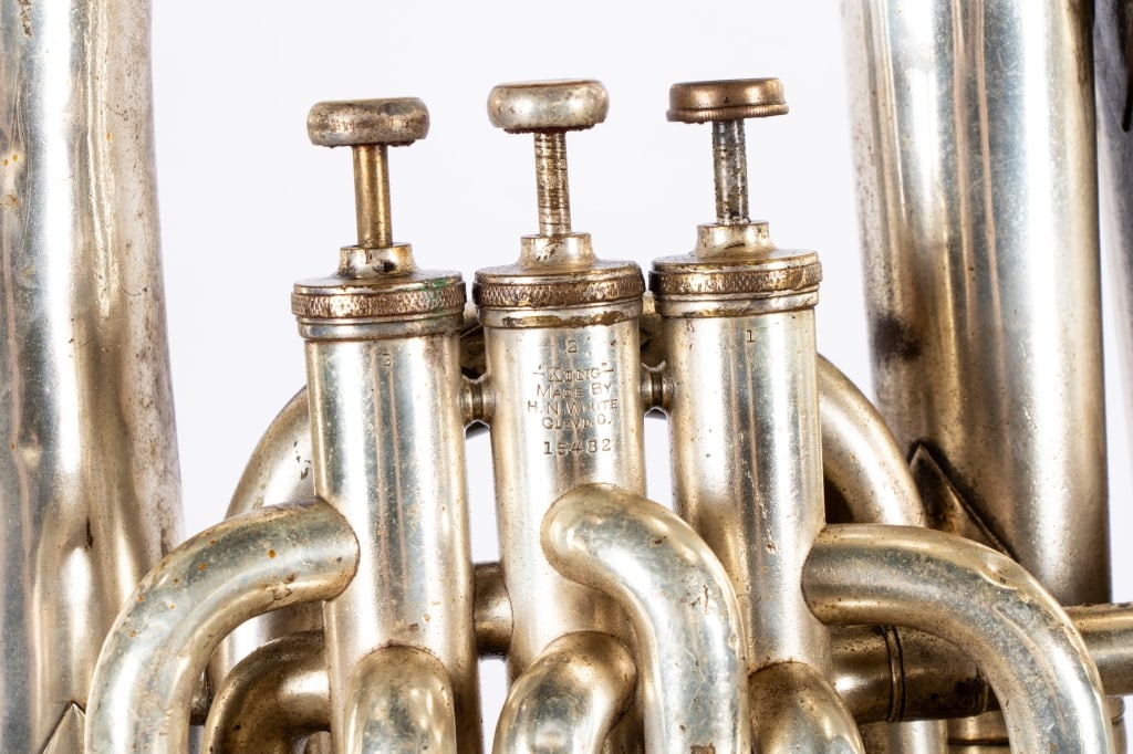 VINTAGE ENGLISH H. N. WHITE TUBA - 4