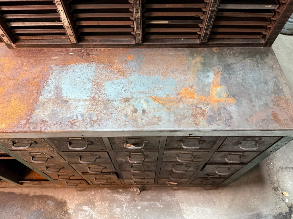 VINTAGE INDUSTRIAL MULTI DRAWER CABINET - 6