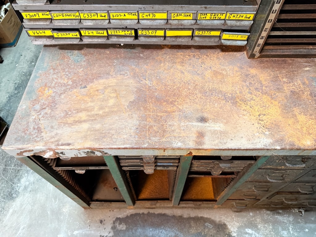 VINTAGE INDUSTRIAL MULTI DRAWER CABINET - 7