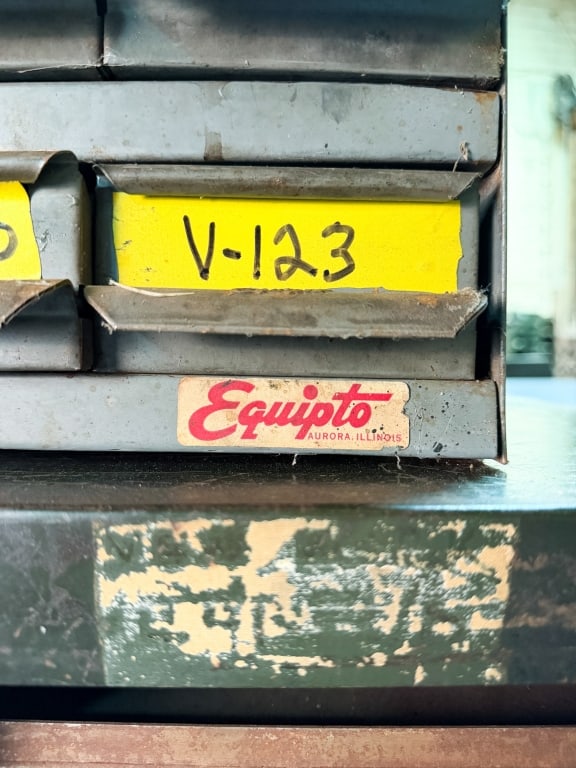 EQUIPTO INDUSTRIAL 24 DRAWER PARTS CABINET - 6