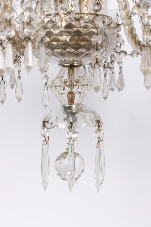 20TH C. ITALIAN 8-ARM CRYSTAL CHANDELIER - 7