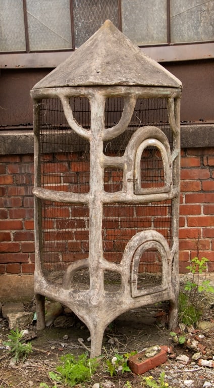 LARGE FAUX BOIS BIRD CAGE (1 of 9)
