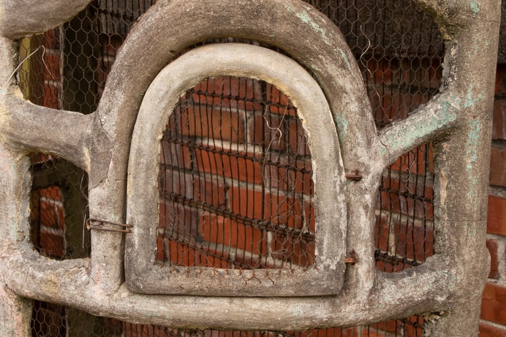 LARGE FAUX BOIS BIRD CAGE - 8