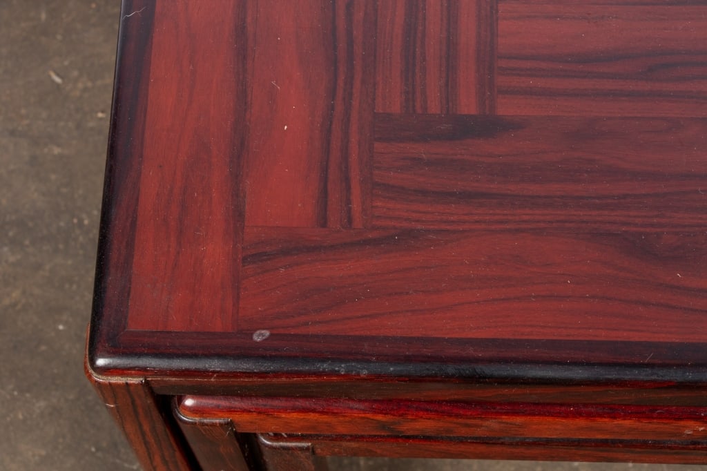 SET OF 3 VEJLE STOLE ROSEWOOD NESTING TABLES - 4