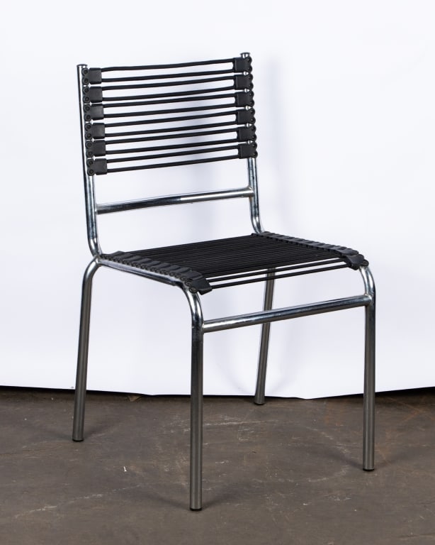 PAIR OF RENE HERBST STYLE DINING CHAIRS - 3