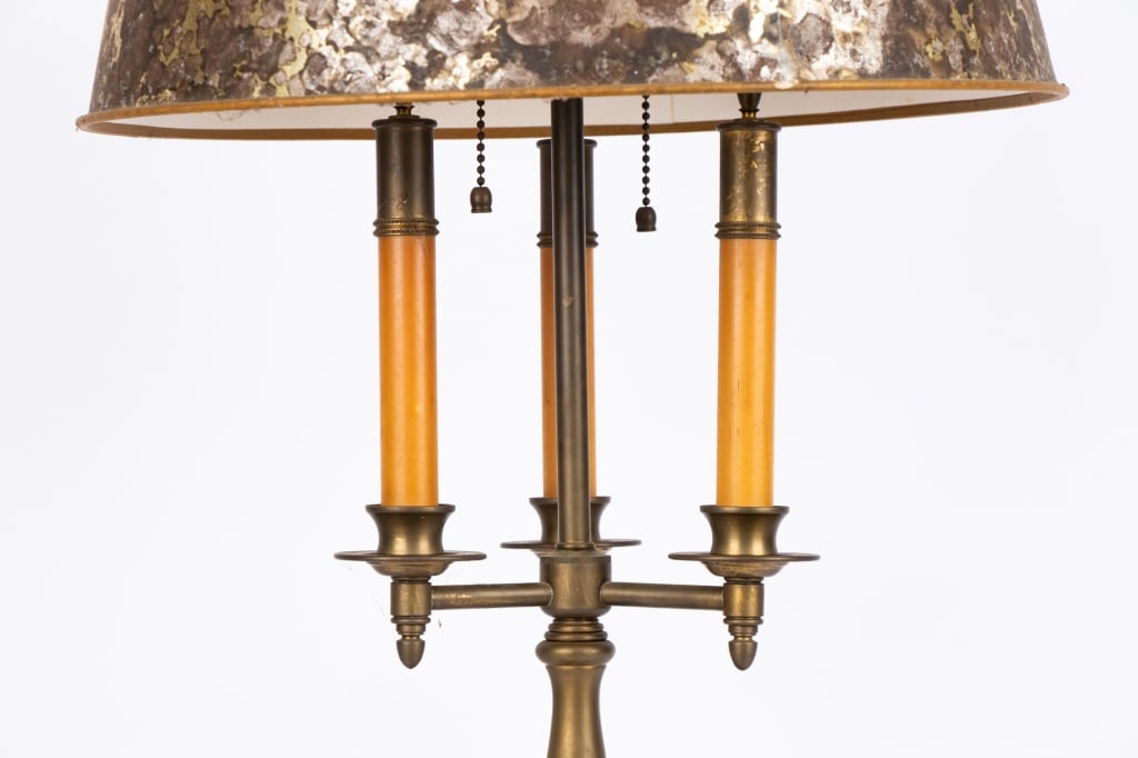 VINTAGE BRASS BOUILLOTTE DESK LAMP - 3