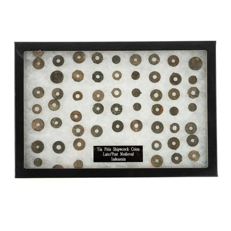 INDONESIAN PALEMBANG PITIS SHIPWRECK COINS (1 of 6)