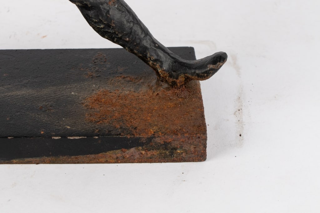 IRON SPEAR THROWER FIGURAL SCULPTURE - 5