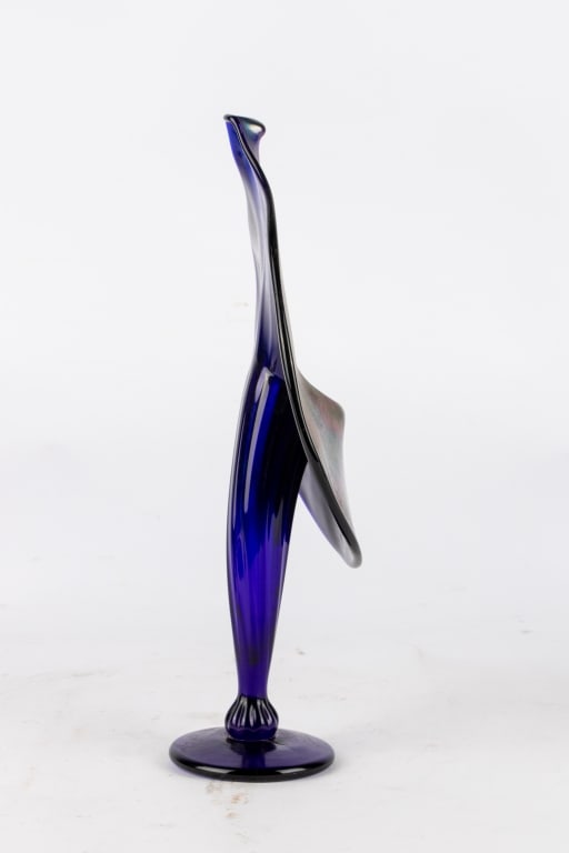 RICK STRINI 'JACK IN THE PULPIT' GLASS VASE - 3