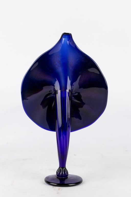 RICK STRINI 'JACK IN THE PULPIT' GLASS VASE - 4