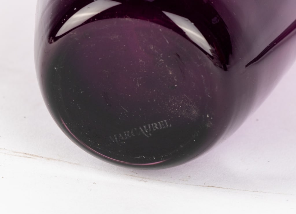 MARC AUREL GERMAN ART GLASS VASE - 6