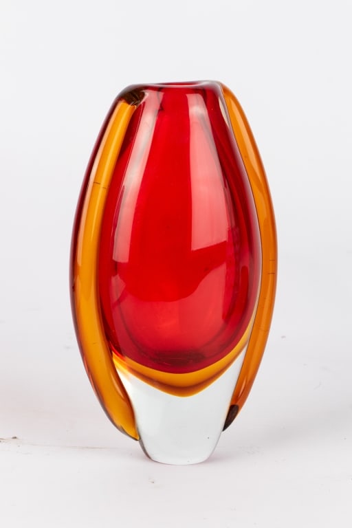 SUNFIRE DECORATIVE ART GLASS VASE - 2