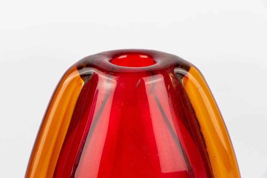 SUNFIRE DECORATIVE ART GLASS VASE - 4