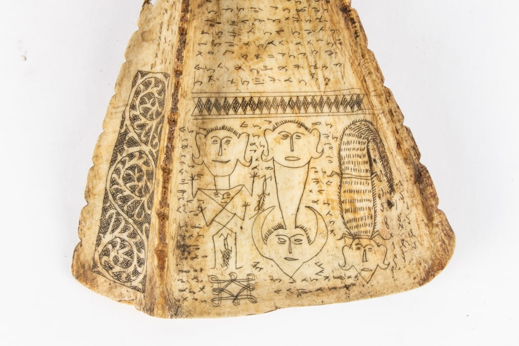 VINTAGE BATAK BONE CALENDAR - 2