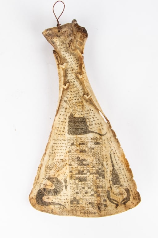 VINTAGE BATAK BONE CALENDAR - 4