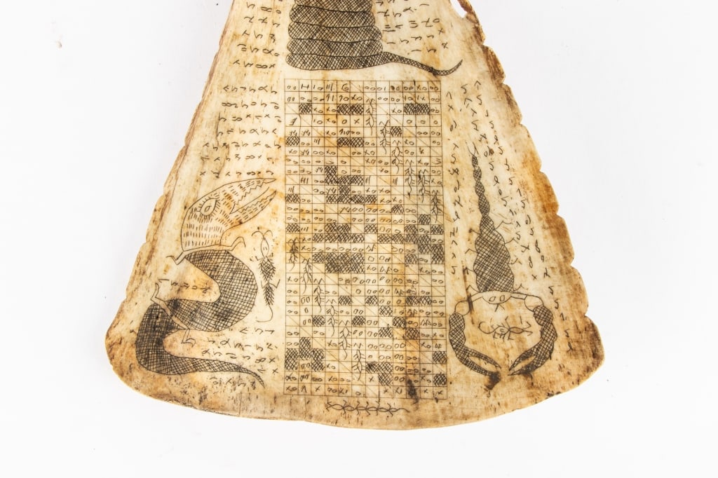 VINTAGE BATAK BONE CALENDAR - 5