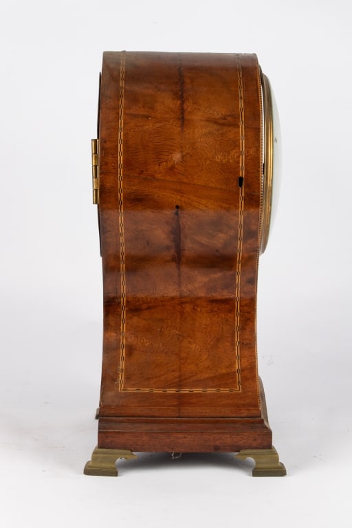 19TH C. ENGLISH BRACKET BALLOON CLOCK - 7