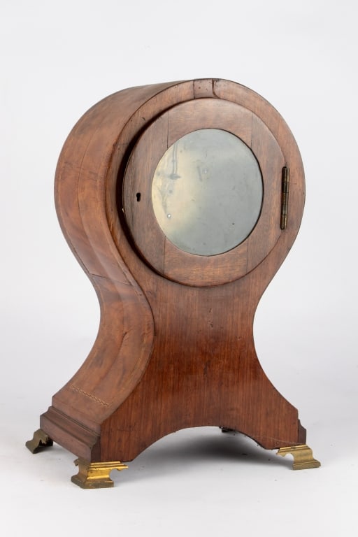 19TH C. ENGLISH BRACKET BALLOON CLOCK - 8