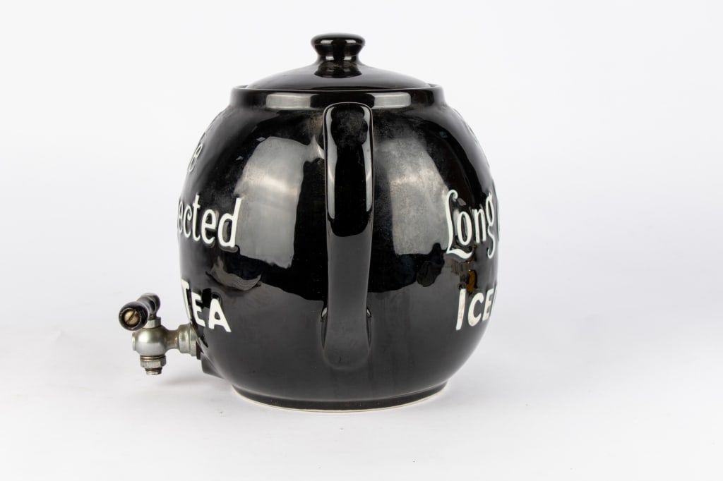 CERAMIC LIDDED TEAPOT BY HALL - 2