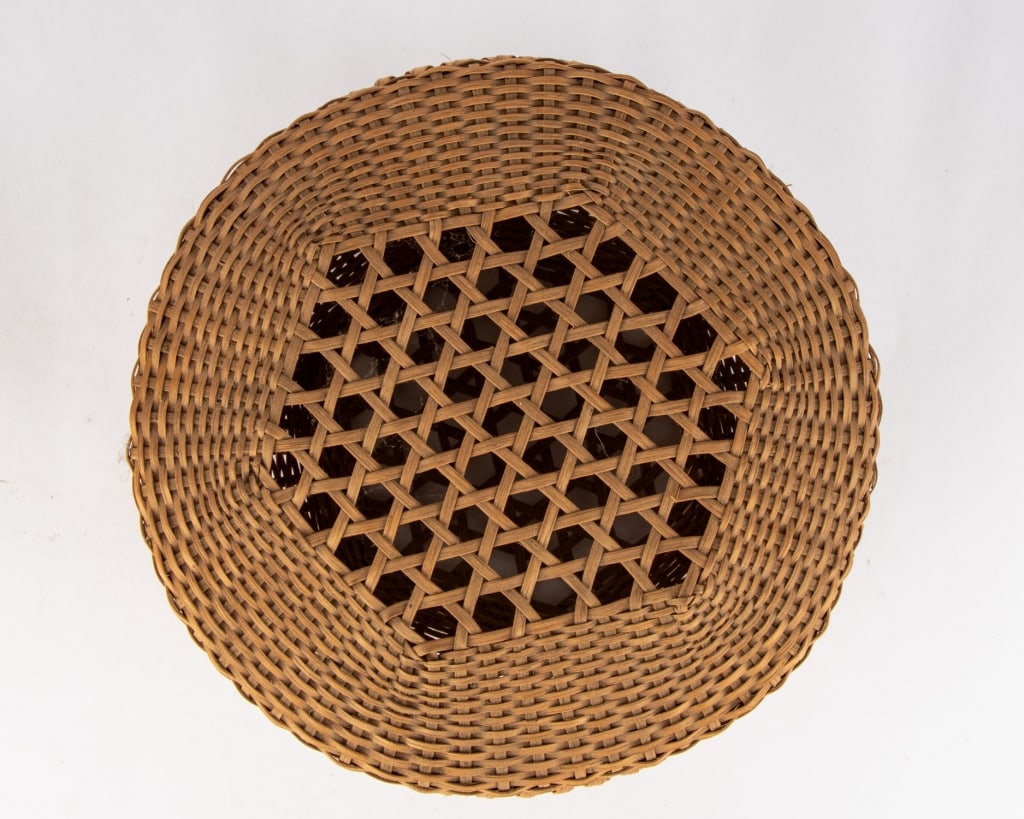OAK SHAKER SEWING BASKET BY DARRYL & KAREN ARAWJO - 5