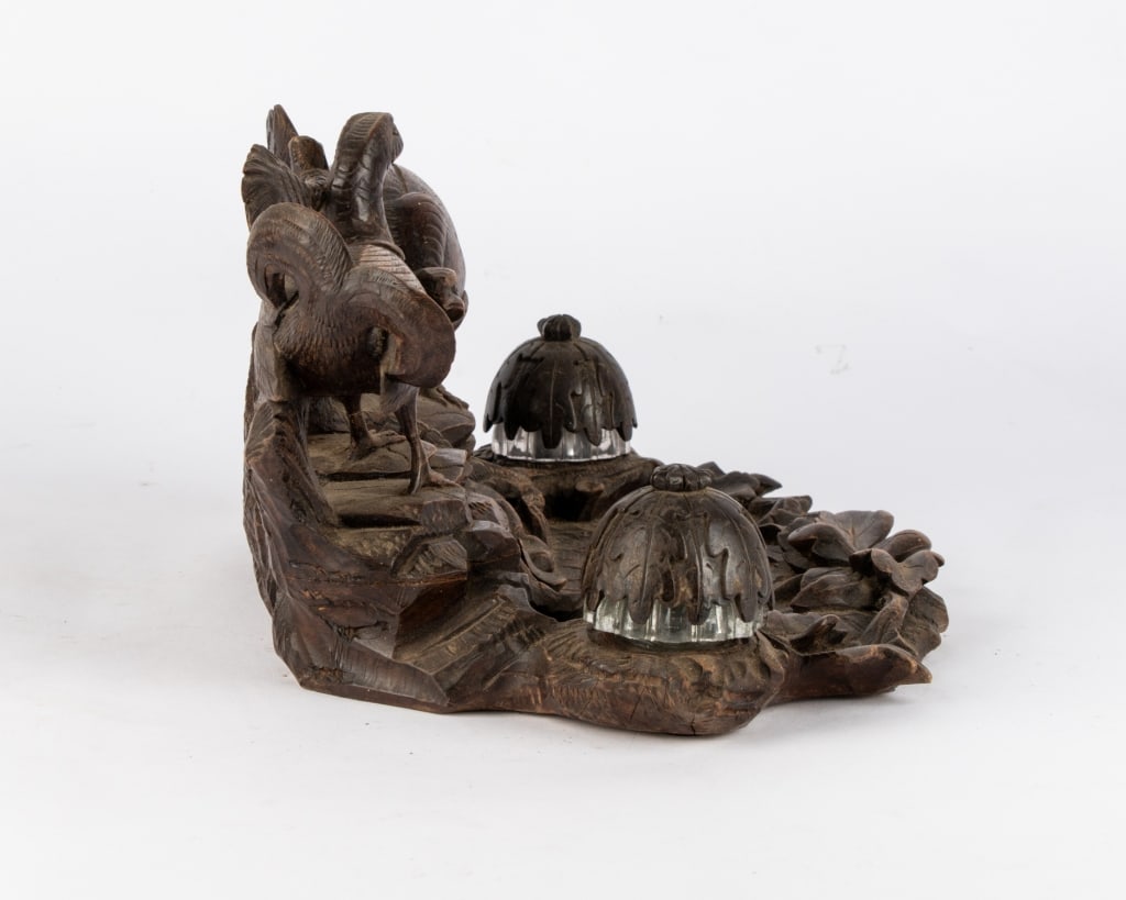 SWISS BLACK FOREST DOUBLE INKWELL - 5