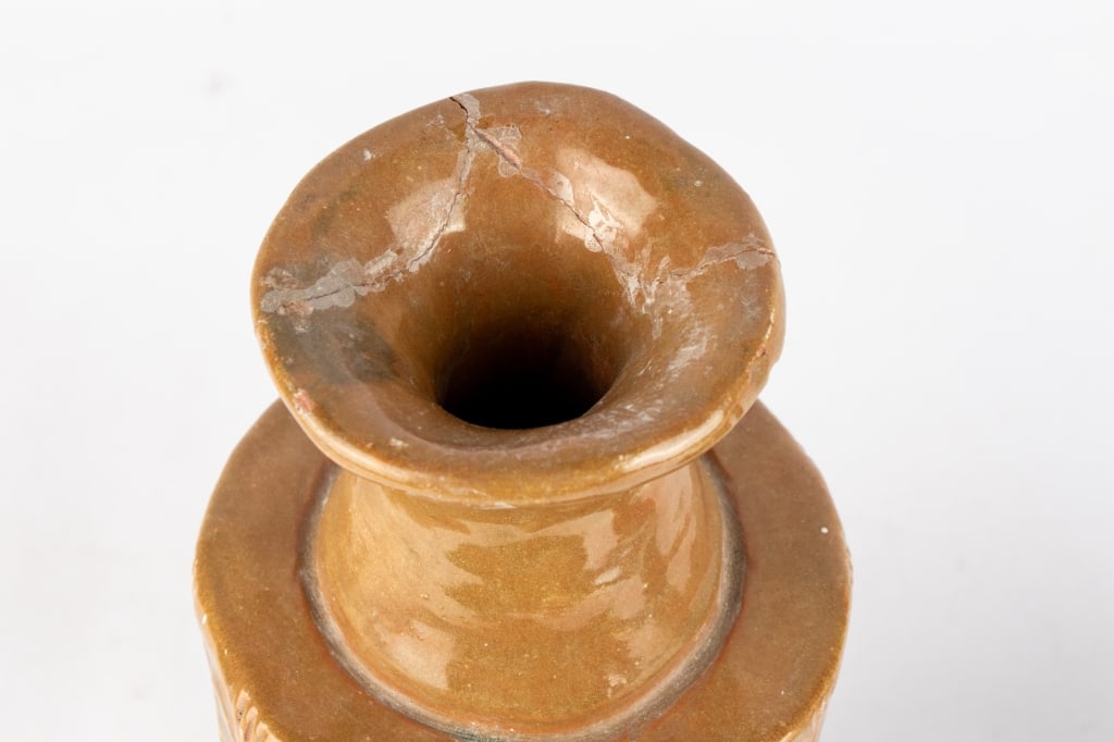 TWO MID-CENTURY CERAMIC ART POTTERY VASES - 4