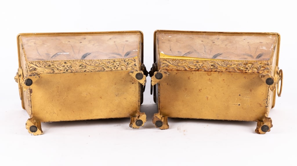 PAIR OF VINTAGE JARDINIERES - 5
