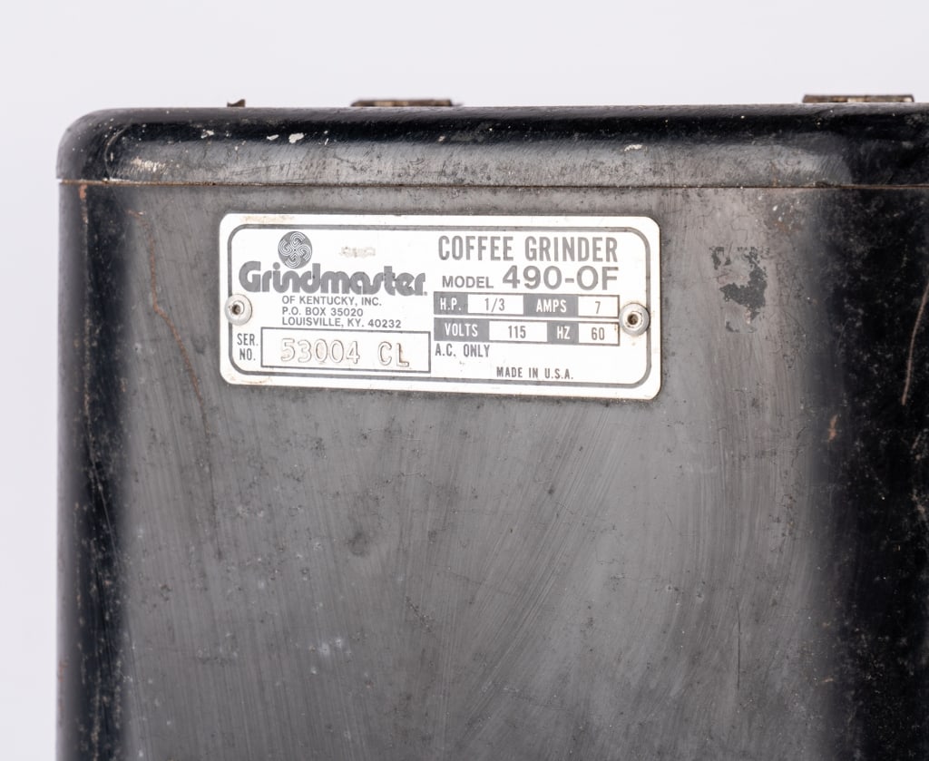 VINTAGE GRINDMASTER ELECTRIC COFFEE GRINDER - 5