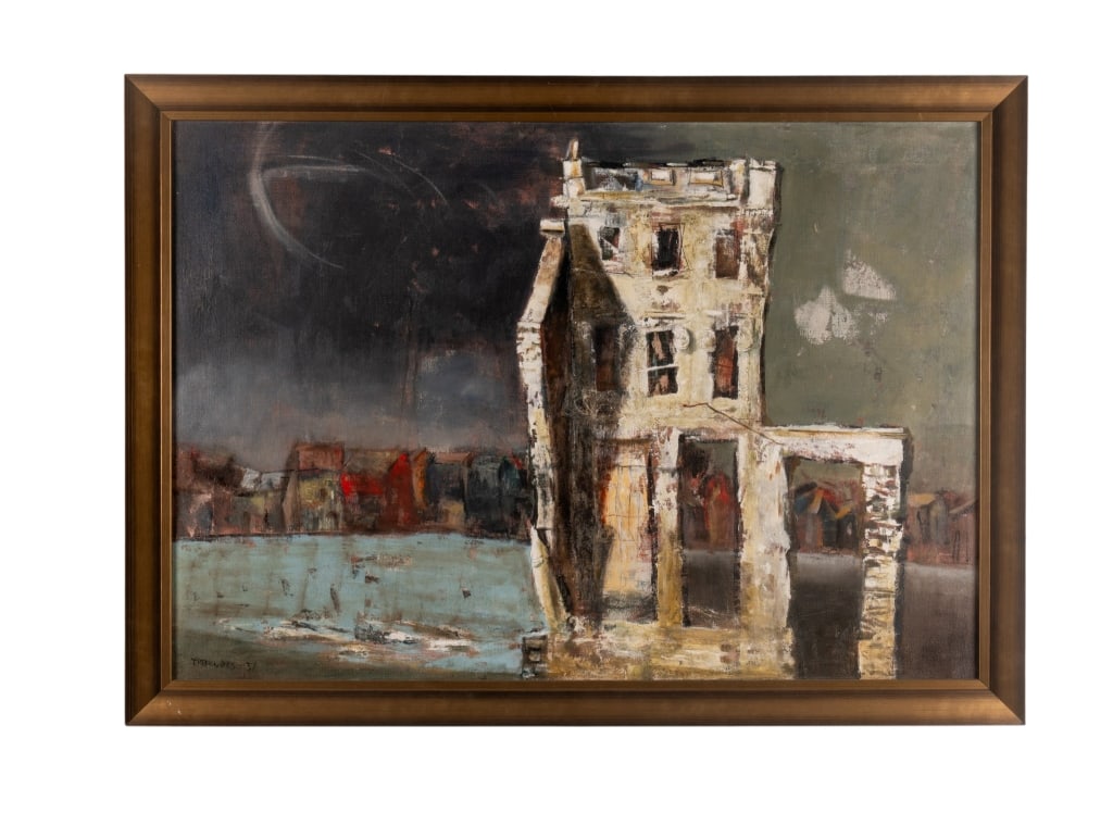 STEVEN TREFONIDES, 'RUBBLE', O/C 1951 (1 of 7)