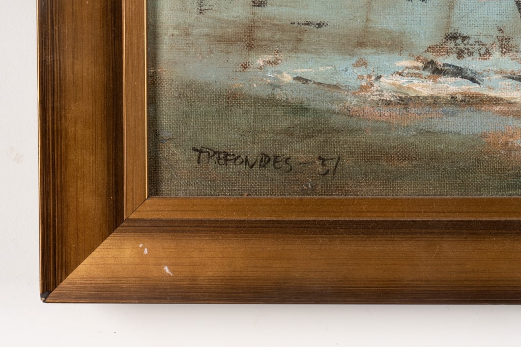 STEVEN TREFONIDES, 'RUBBLE', O/C 1951 - 3