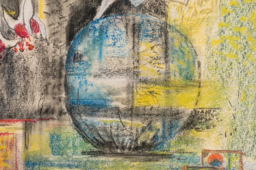 TANTA, ABSTRACT PAINTING, MM ON PAPER - 7