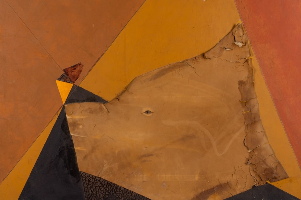 J. URBAIN, ABSTRACT PAINTING, MM ON BOARD - 4