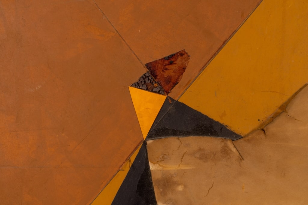 J. URBAIN, ABSTRACT PAINTING, MM ON BOARD - 5