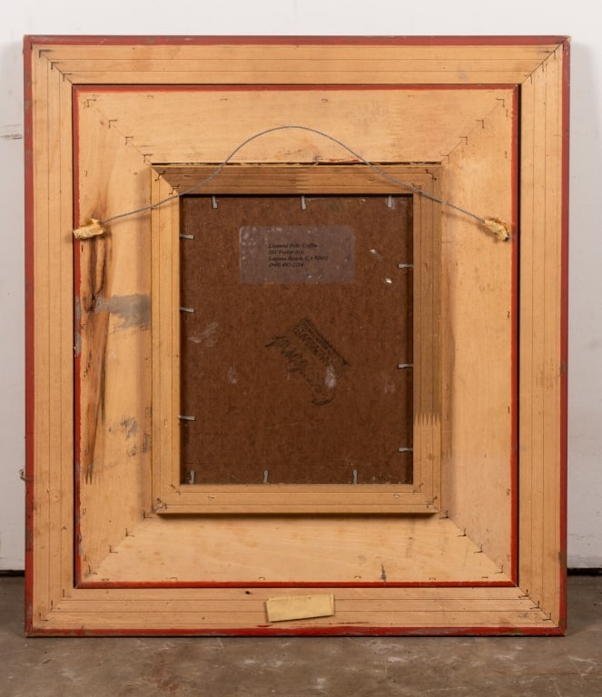 LESANNE PELLE COFFIN, ABSTRACT PORTRAIT, O/B - 2