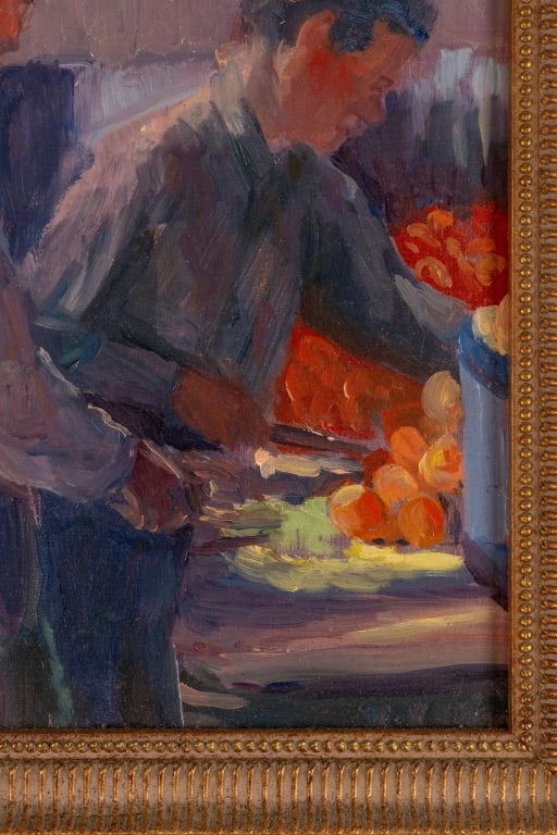 LESANNE PELLE COFFIN, ABSTRACT PORTRAIT, O/B - 8