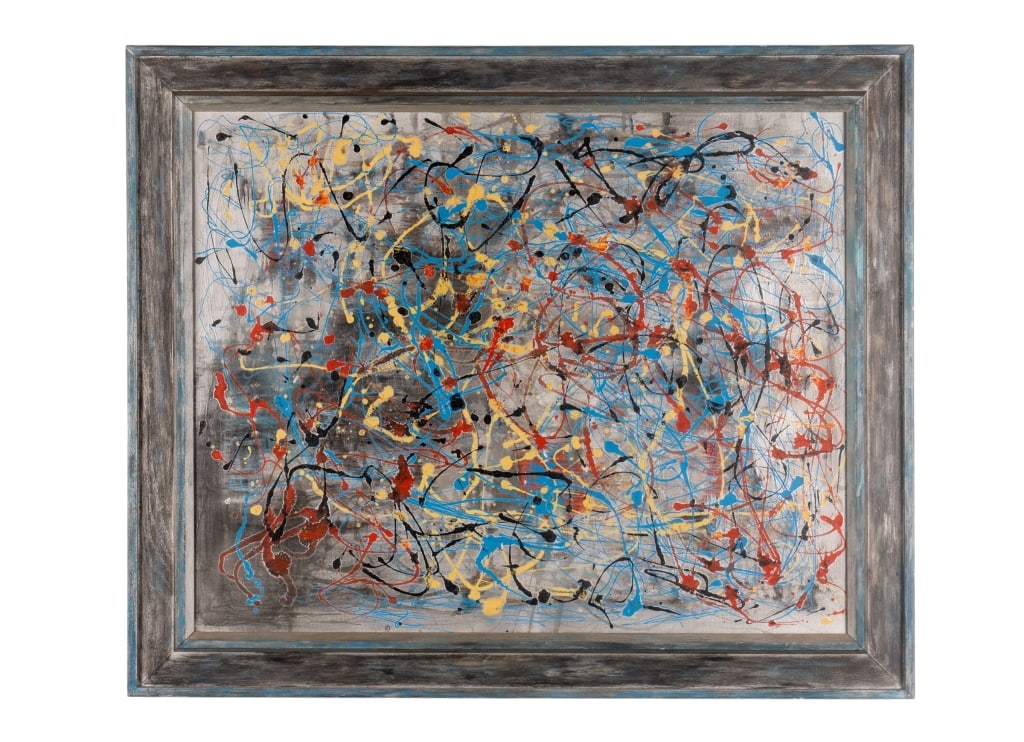 JASON POLLOCK STYLE ABSTRACT PAINTING (1 of 6)