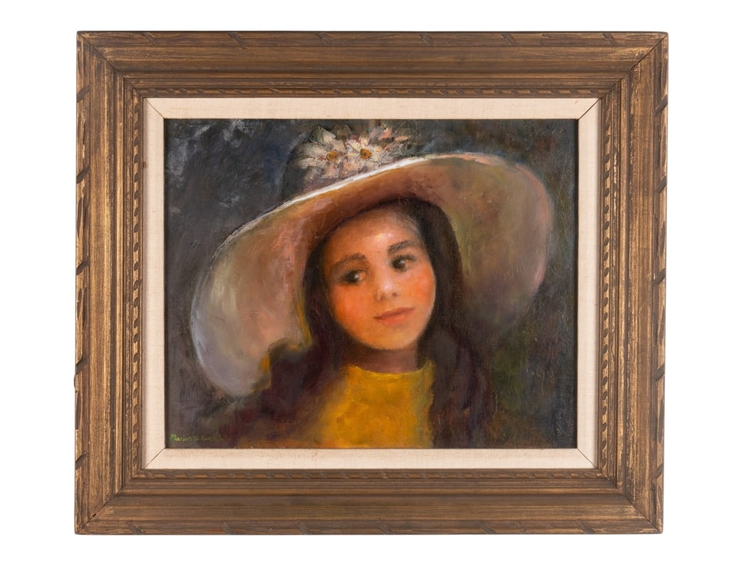 MARIAN D. RAGSDALE, PORTRAIT OF A GIRL, O/C (1 of 6)