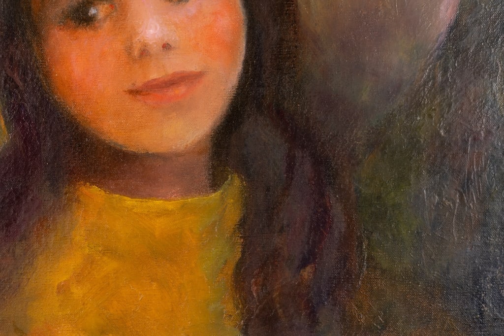 MARIAN D. RAGSDALE, PORTRAIT OF A GIRL, O/C - 6