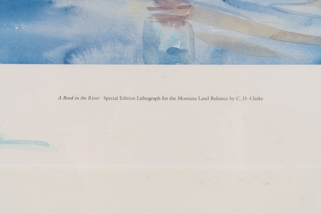 A BEND IN THE RIVER, LITHOGRAPH - 3