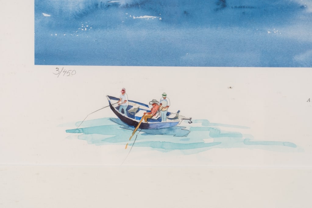 A BEND IN THE RIVER, LITHOGRAPH - 4