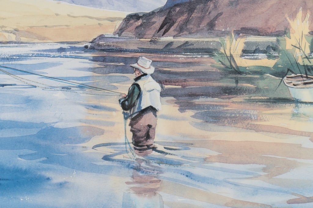 A BEND IN THE RIVER, LITHOGRAPH - 8
