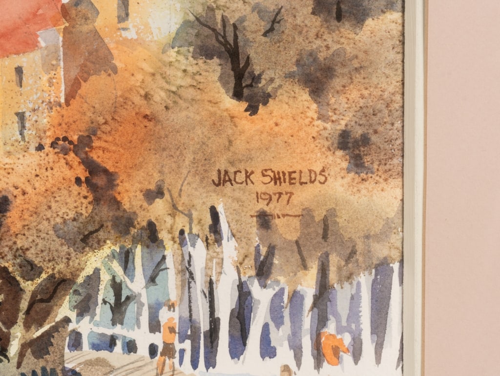 JACK SHIELDS, WATERCOLOR 1977 - 3