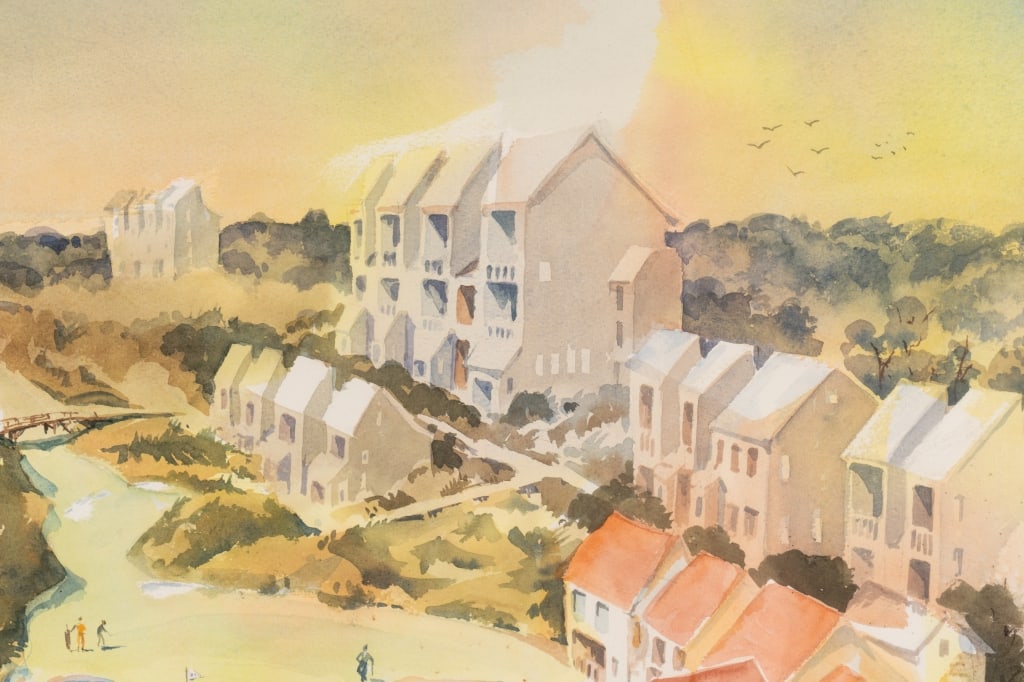 JACK SHIELDS, WATERCOLOR 1977 - 6