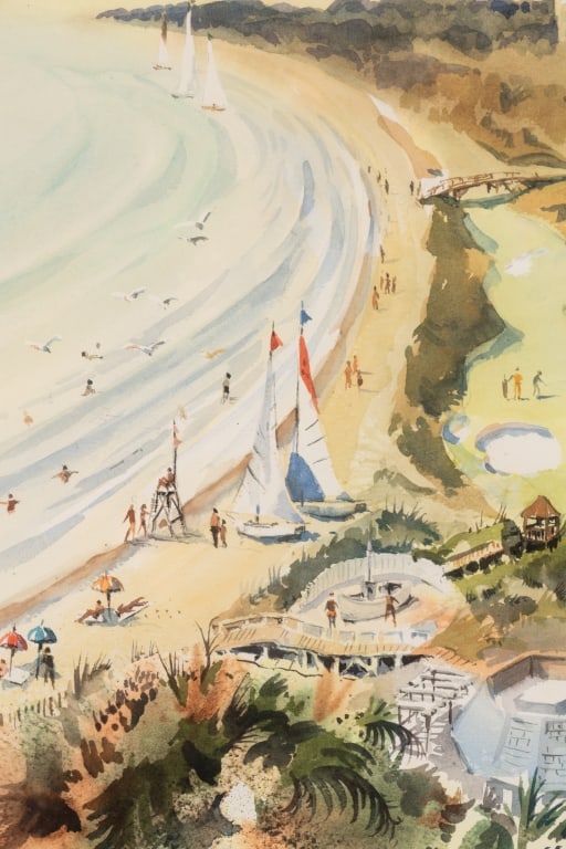 JACK SHIELDS, WATERCOLOR 1977 - 8