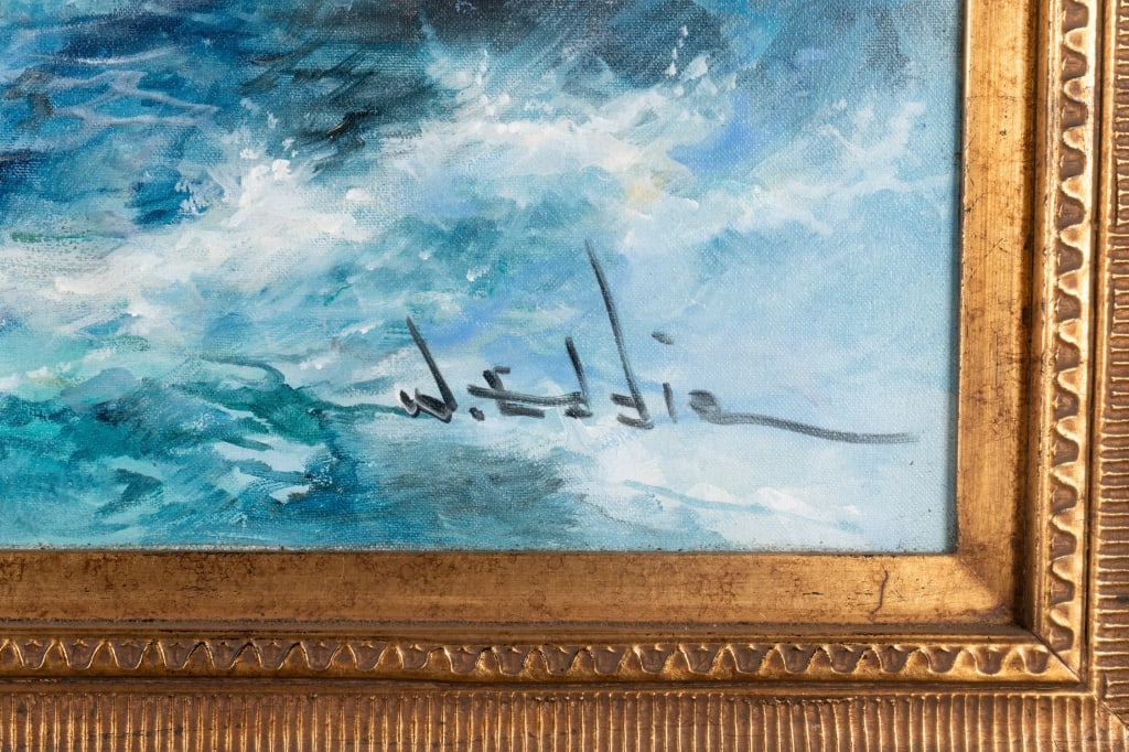W. EDDIE, MODERN SEASCAPE, 1981 - 3