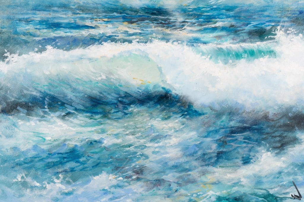 W. EDDIE, MODERN SEASCAPE, 1981 - 6