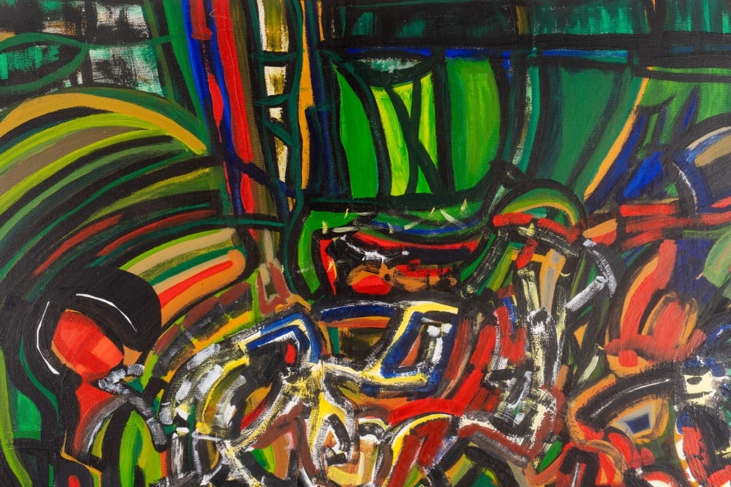 LARGE ABSTRACT PAINTING - 3