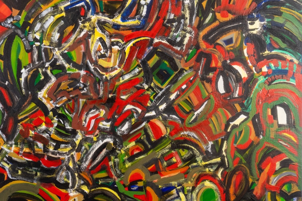 LARGE ABSTRACT PAINTING - 5