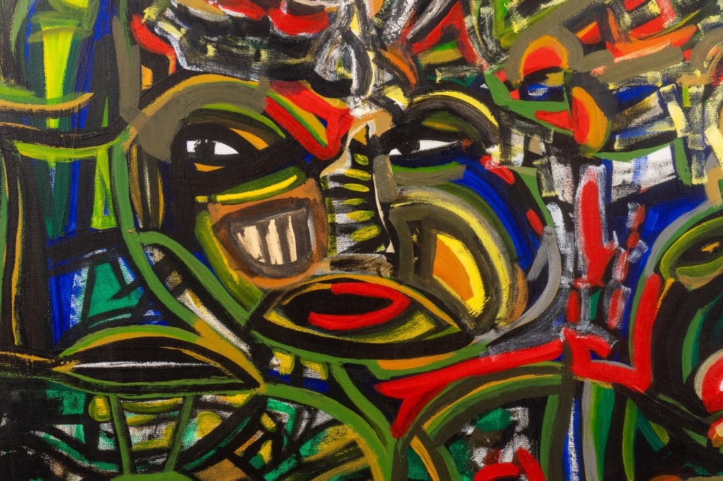 LARGE ABSTRACT PAINTING - 6